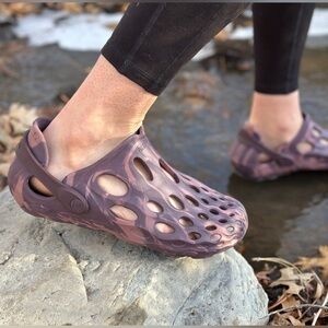 Merrell Two-Tone Hydro Moc Purple Clog Shoes 9